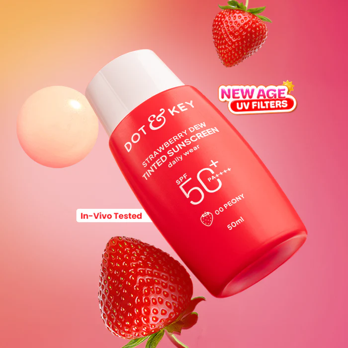 Dot and Key Strawberry Dew Tinted Sunscreen SPF 50+ PA++++ - Image 3