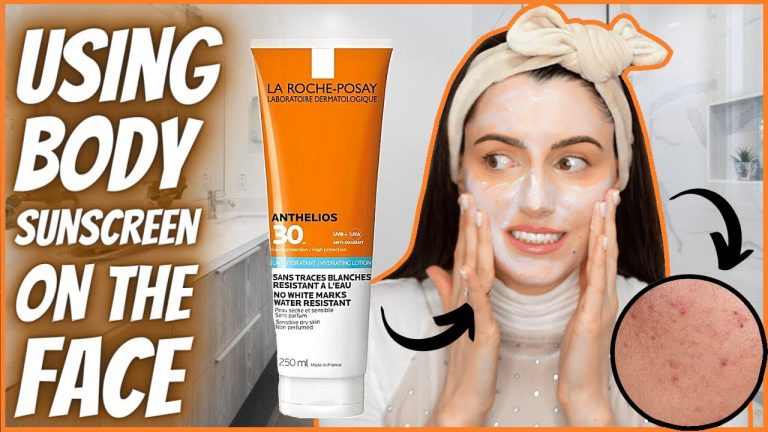 Difference Between Face and Body Sunscreen