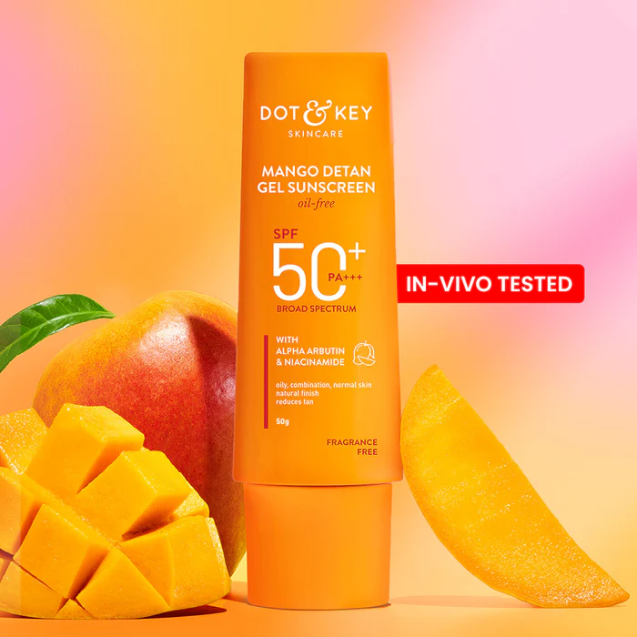 80g Dot & Key Mango Detan Gel Sunscreen Spf50+