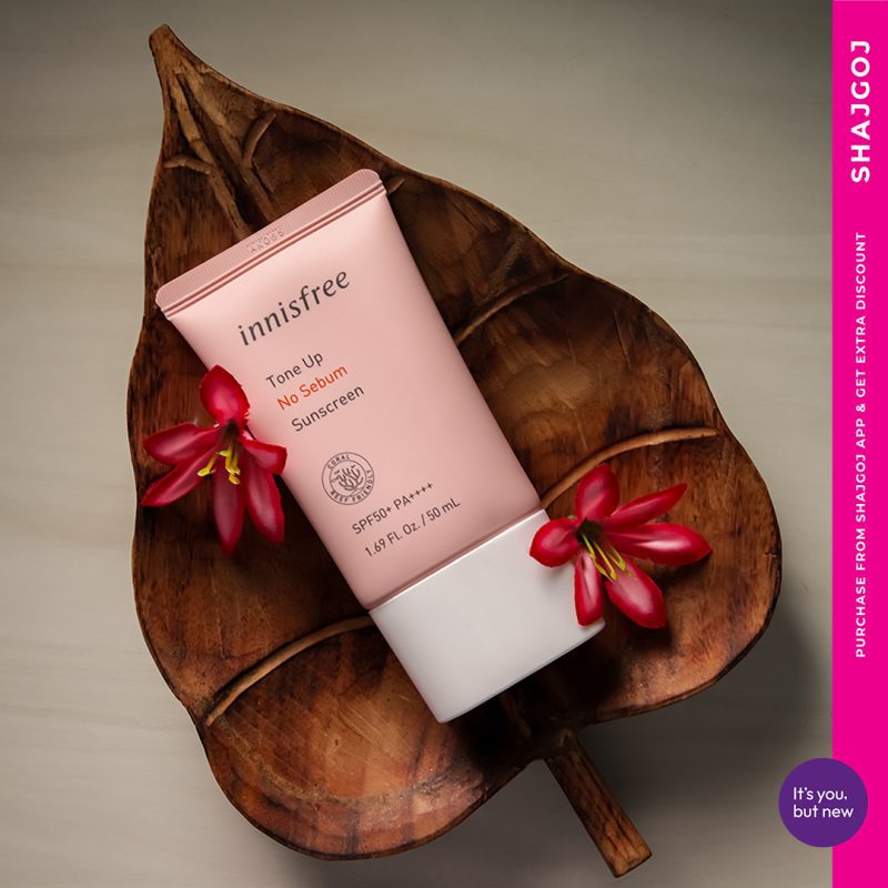 Innisfree Tone Up No Sebum Sunscreen SPF50+ PA++++