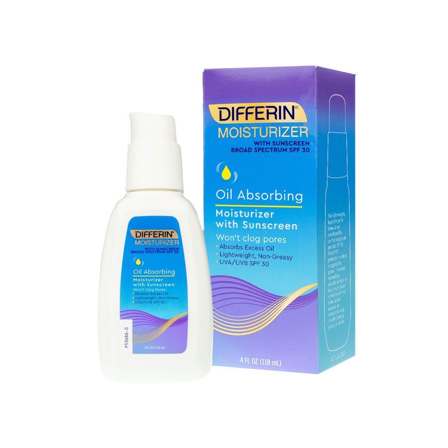 Differin Oil Absorbing Moisturizer With Sunscreen Broad Spectrum SPF 30 - Image 2