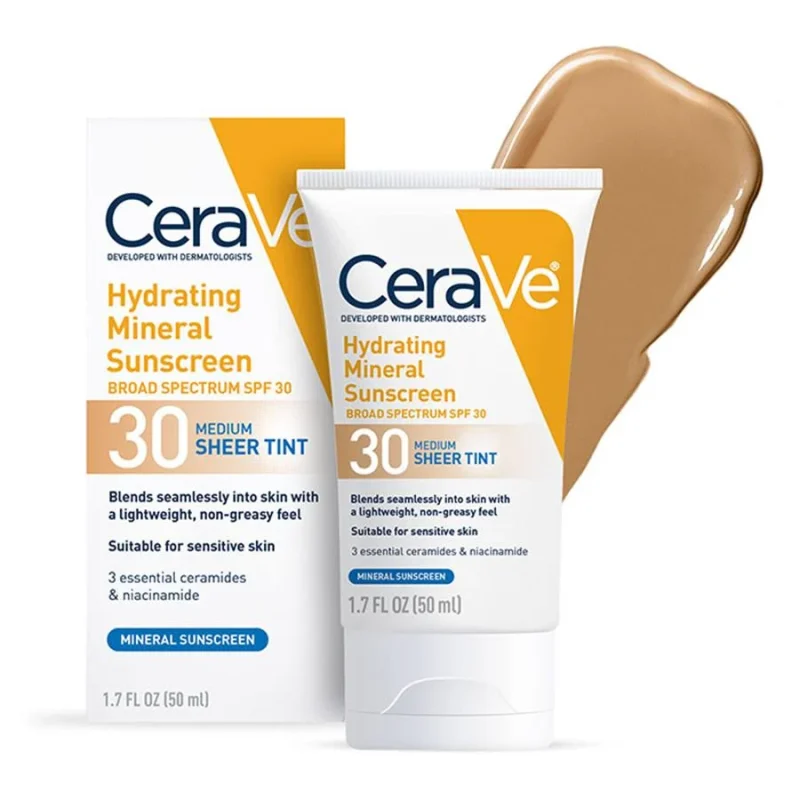 CeraVe Hydrating Mineral Sunscreen SPF 30