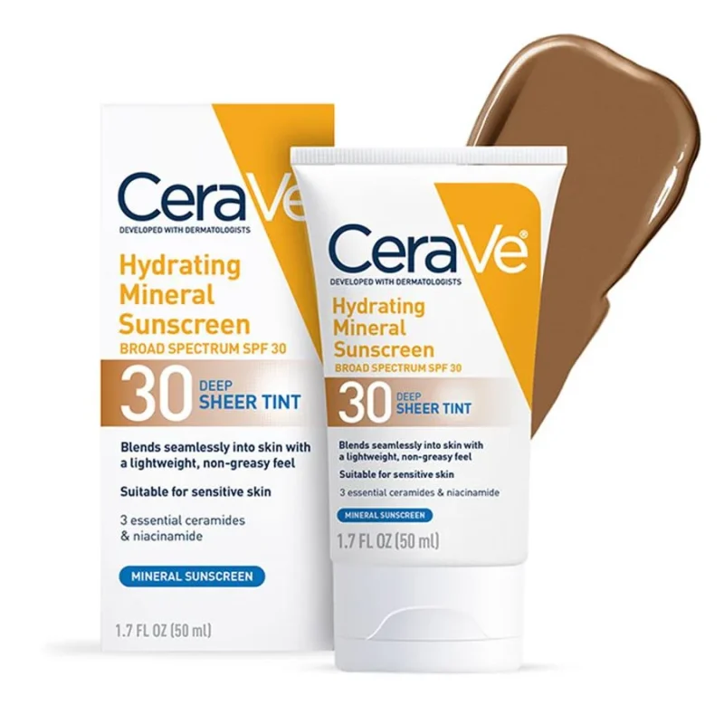 CeraVe CeraVe Hydrating Mineral Sunscreen SPF 30 Face