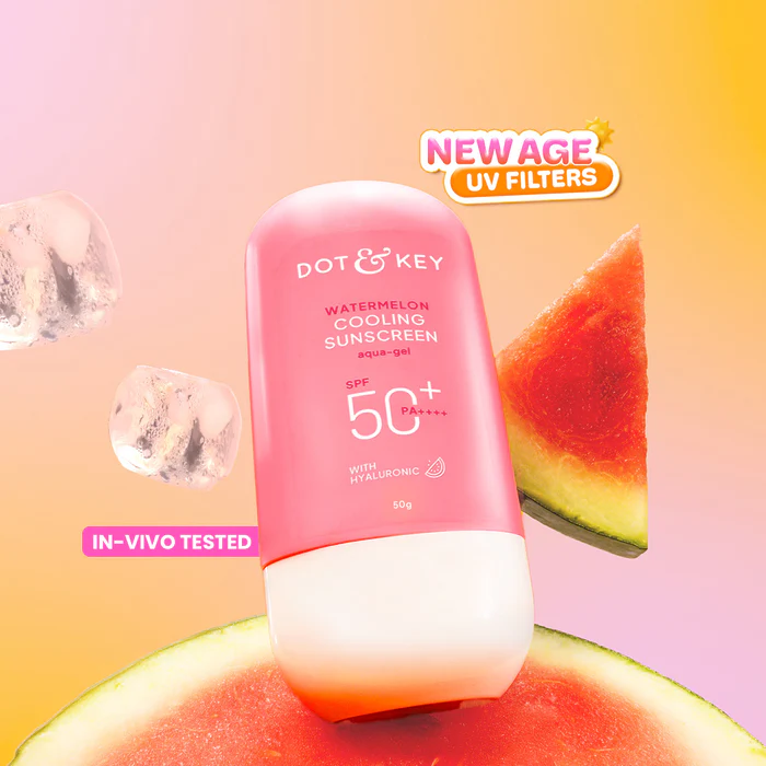 50g Watermelon Cooling Sunscreen, IN-VIVO Tested SPF 50+ PA++++