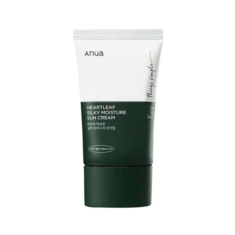 Anua Heartleaf Silky Moisture Sunscreen Spf 50+Pa++++ - 50ml
