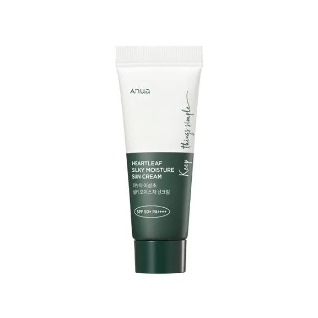 Anua Heartleaf Silky Moisture Sun Cream with SPF 50+ PA++++