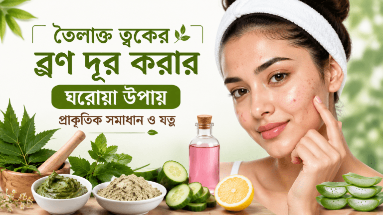 তৈলাক্ত ত্বকের ব্রণ দূর করার ঘরোয়া উপায়