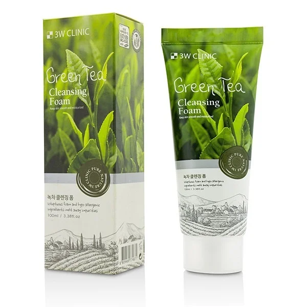 3w Clinic Green Tea Cleansing Foam- 100ml