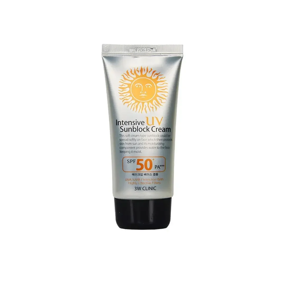 3W Clinic Intensive UV Sunblock Cream SPF50+ Pa+++ – 70ml