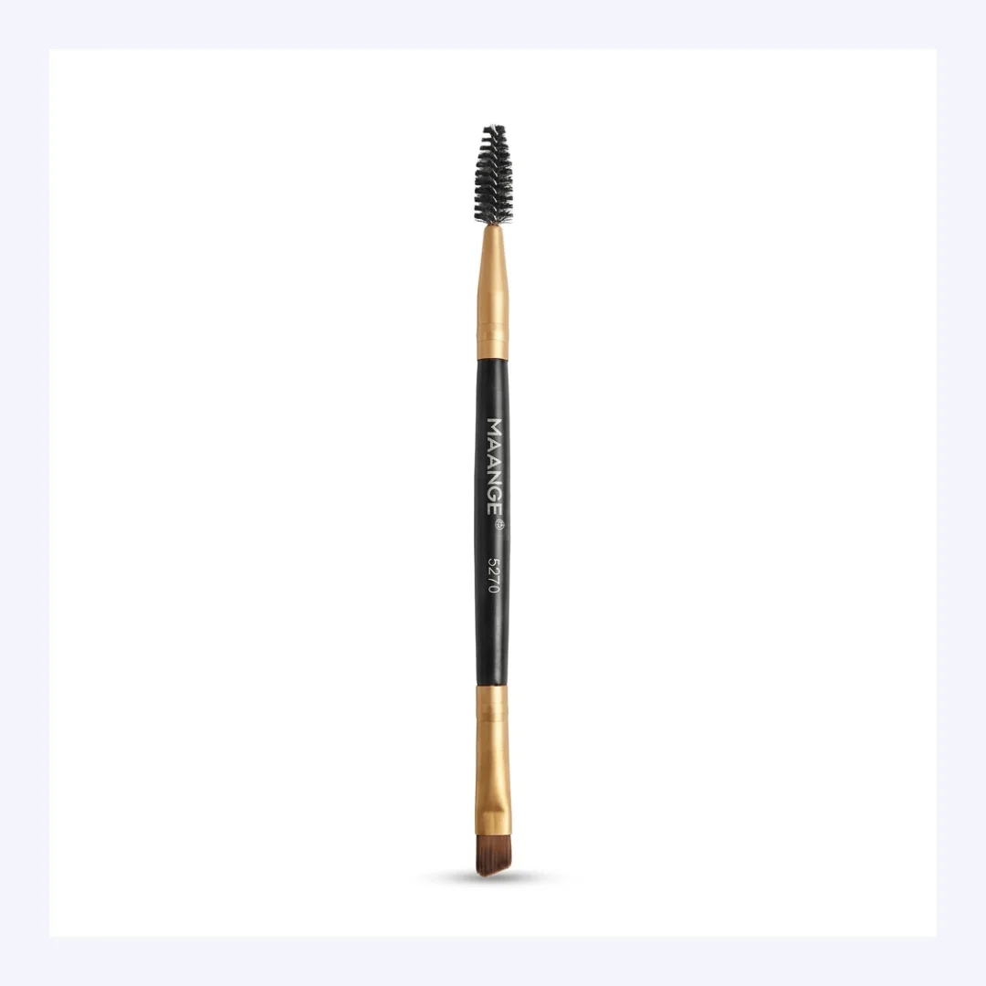 Maange Double Headed Multi-Functional Make up Brush #Black