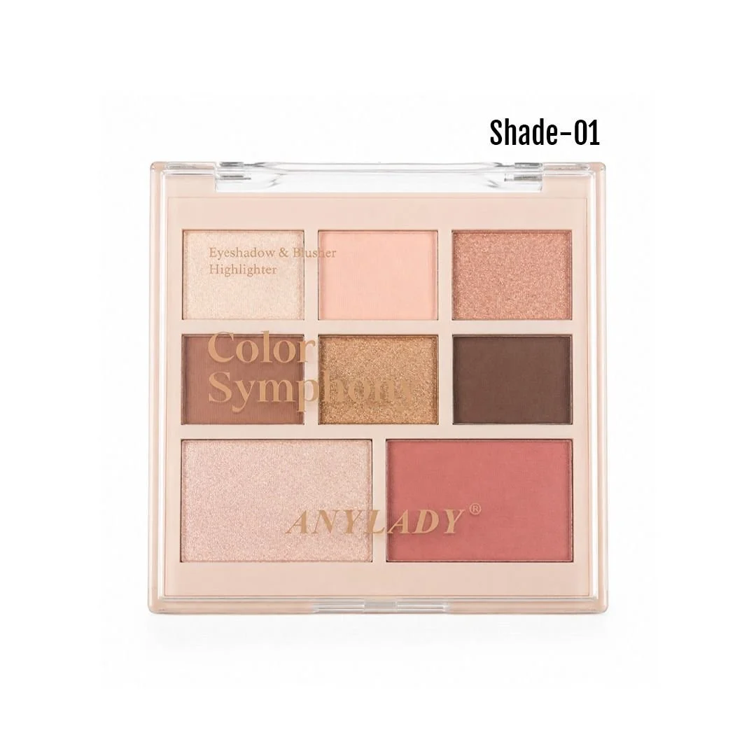 Anylady Color Symphony Eyeshadow Palette Shade 01