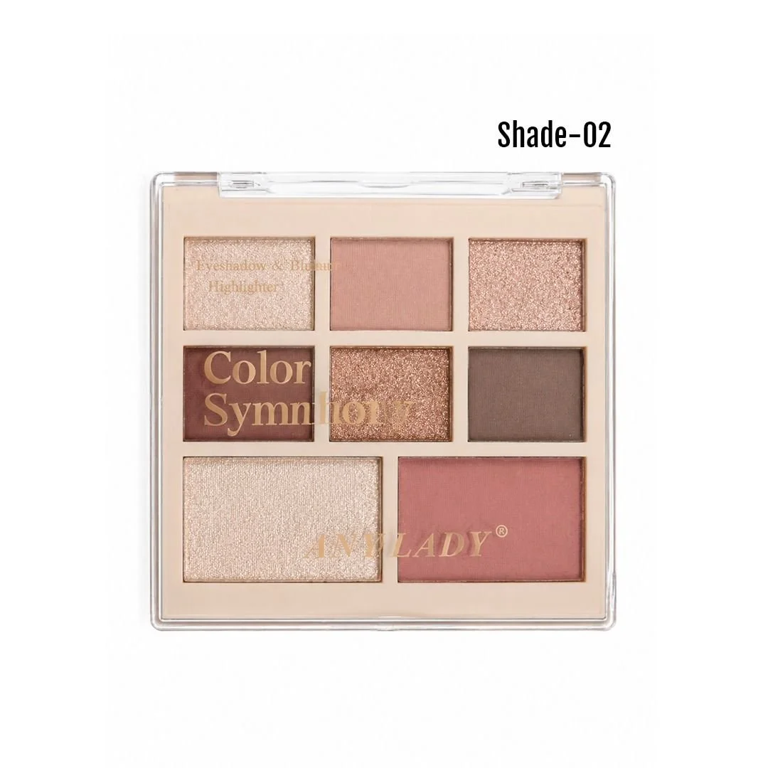Anylady Color Symphony Eyeshadow Palette Shade 02