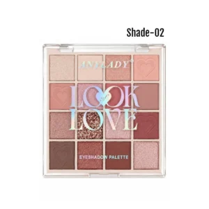 Anylady Look Love 16 Color Eyeshadow Palette Shade 02