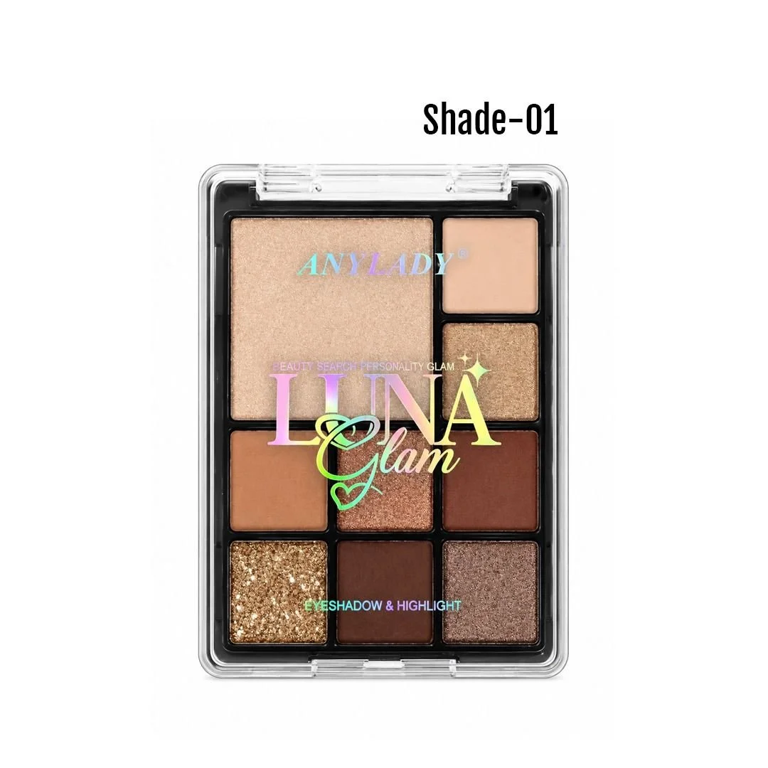 Anylady Luna Glam Eyeshadow & Highlighter Shade 01