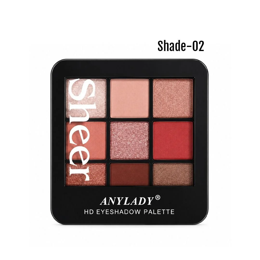 Anylady Sheer HD Eyeshadow Palette Shade 02
