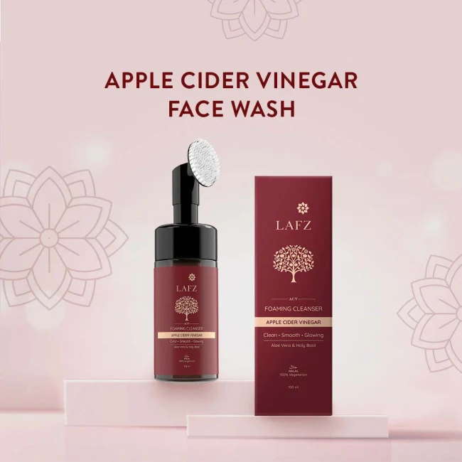 LAFZ Halal Apple Cider Vinegar Foaming Face Wash