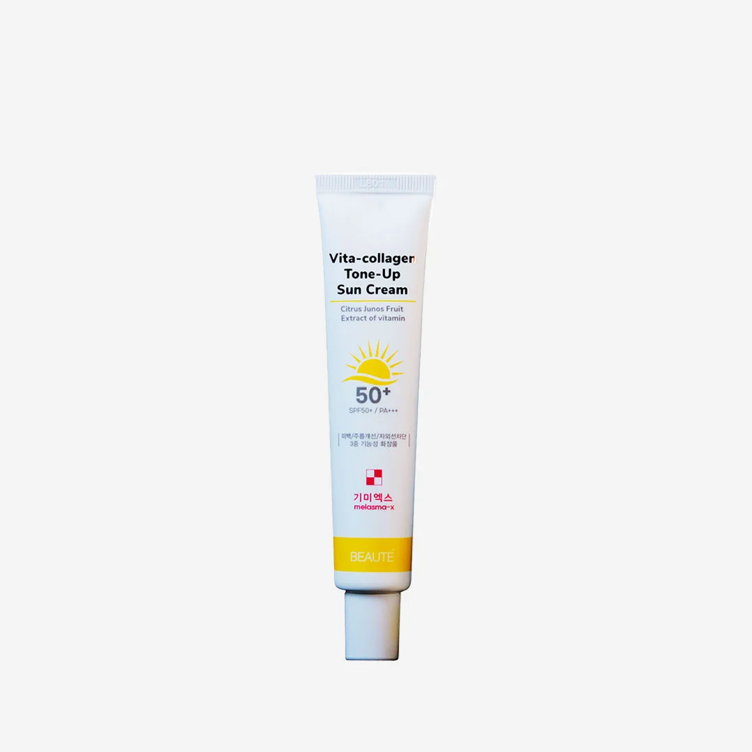 Beaute Melasma-X Vita-Collagen Tone-Up Sun Cream SPF50+ PA+++ - 45ml