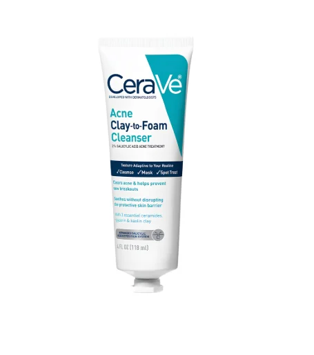 CeraVe Acne Clay To Foam Cleanser 118ml