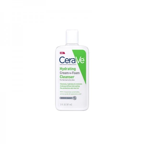 CeraVe Hydrating Cream To Foam Cleanser 87ml