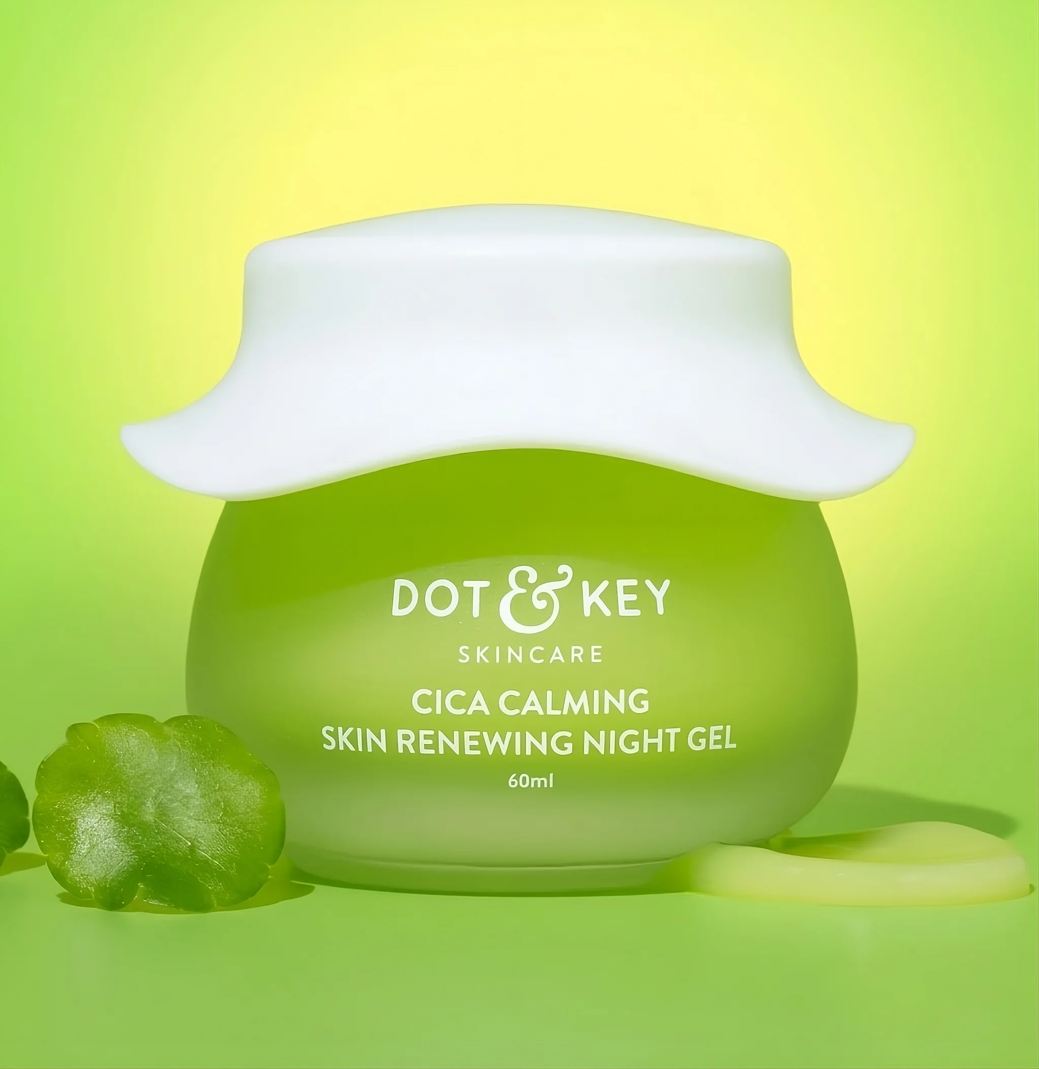 DOT & KEY Cica Calming Night Gel (Niacinamide + Green Tea) 60ml