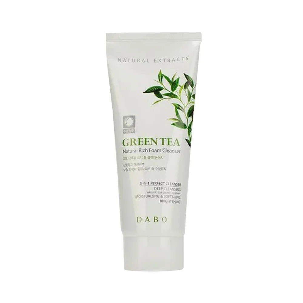 Dabo Green Tea Natural Rich Foam Cleanser 180ml