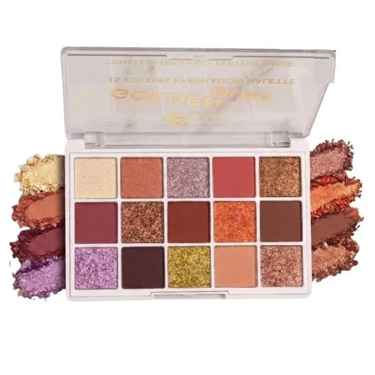Everly Beauties Golden Muss 15 Colors Eyeshadow Palette