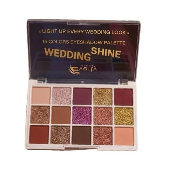 Everly Beauties Wedding Shine 15 Colors Eyeshadow Palette