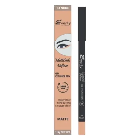 Everly Matte Ink Definer Gel Eyeliner Pen – 03 Nude