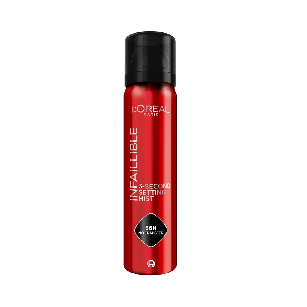 L’Oréal Paris Infallible 3-Second Makeup Mist Setting Spray for Face 75ml