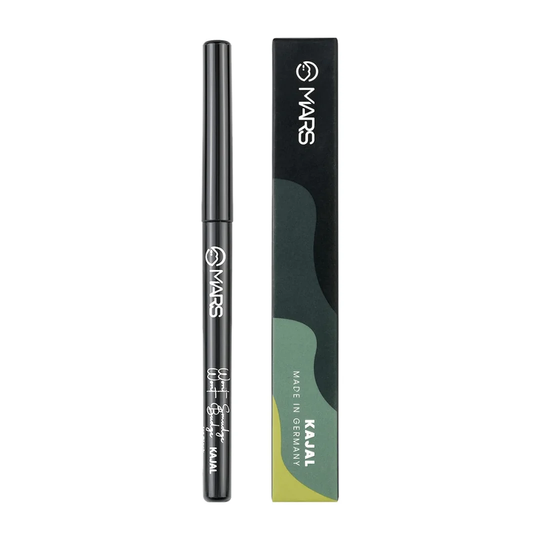 MARS won’t Smudge Long Lasting Waterproof Super Black Kajal (Jet Black)