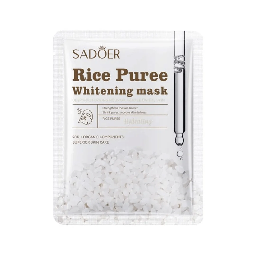 Sadoer Rice Puree Whitening Facial Mask 25g