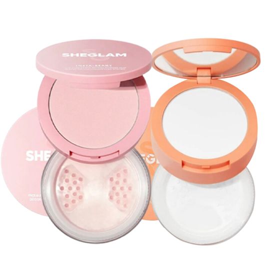 Sheglam Insta-Ready Face & Under Eye Setting Powder Duo – 7g