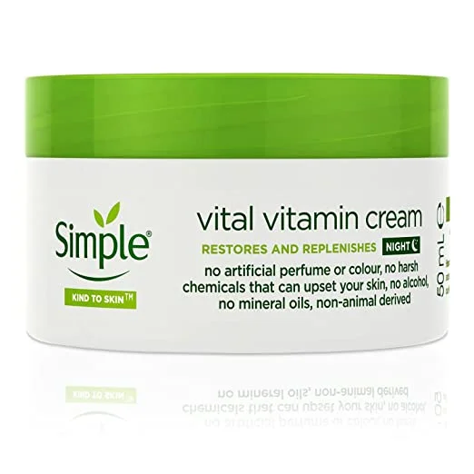 Simple vital vitamin night cream