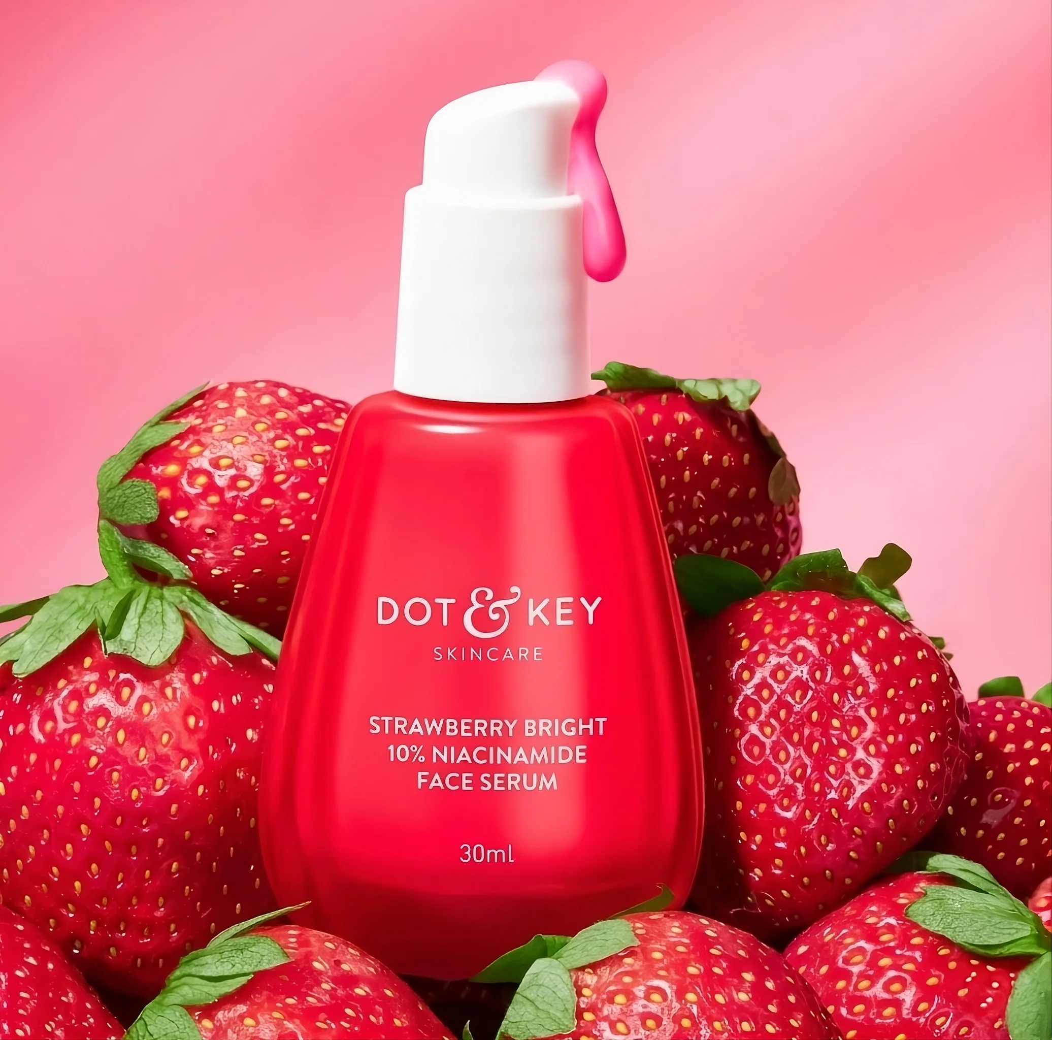 DOT & KEY Strawberry Bright 10% Niacinamide Face Serum 30ml