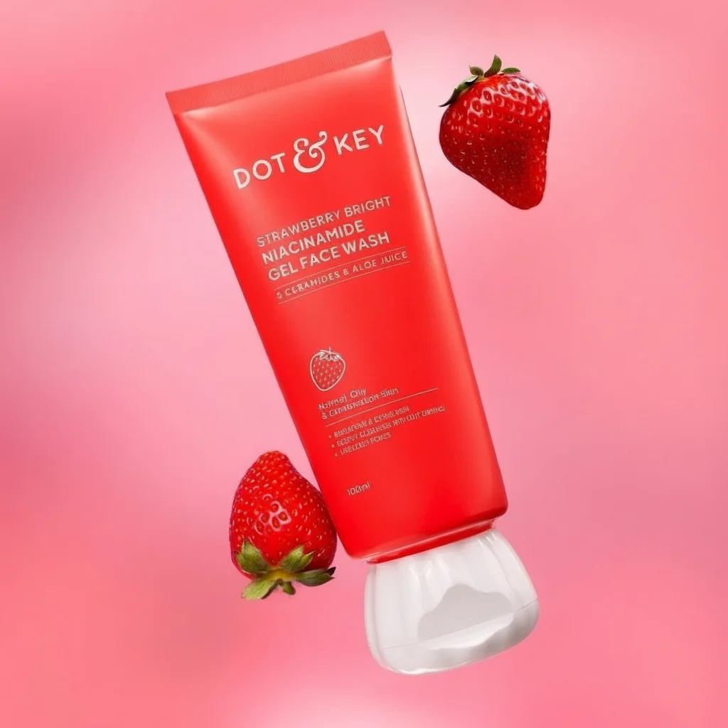 Dot & Key Strawberry Bright 5% Niacinamide Gel Face Wash 100ml