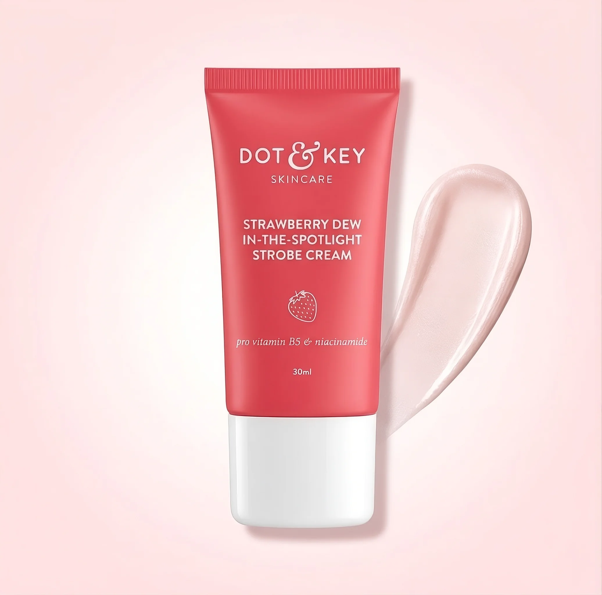 DOT & KEY Strobe Cream (Moisturizer + Highlighter) Pearl Pink 30ml