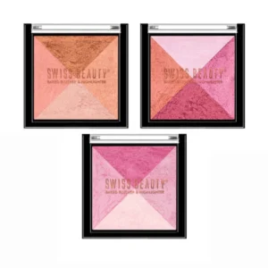 Swiss Beauty Baked Blusher & Highlighter Palette