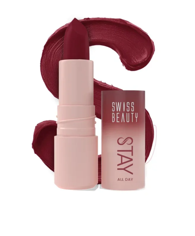 Swiss Beauty Stay All Day Matte Lipstick 4g