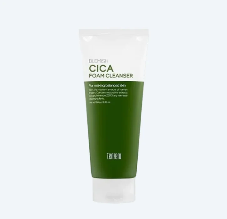 Tenzero Blemish Cica Foam Cleanser- 180g