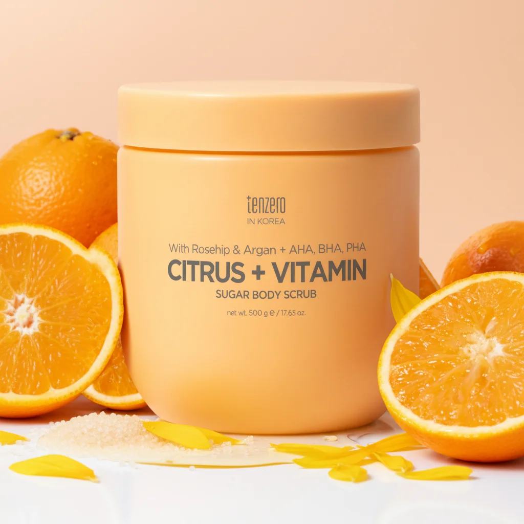 Tenzero Citrus Vitamin Sugar Scrub (Sunflower) 500 g