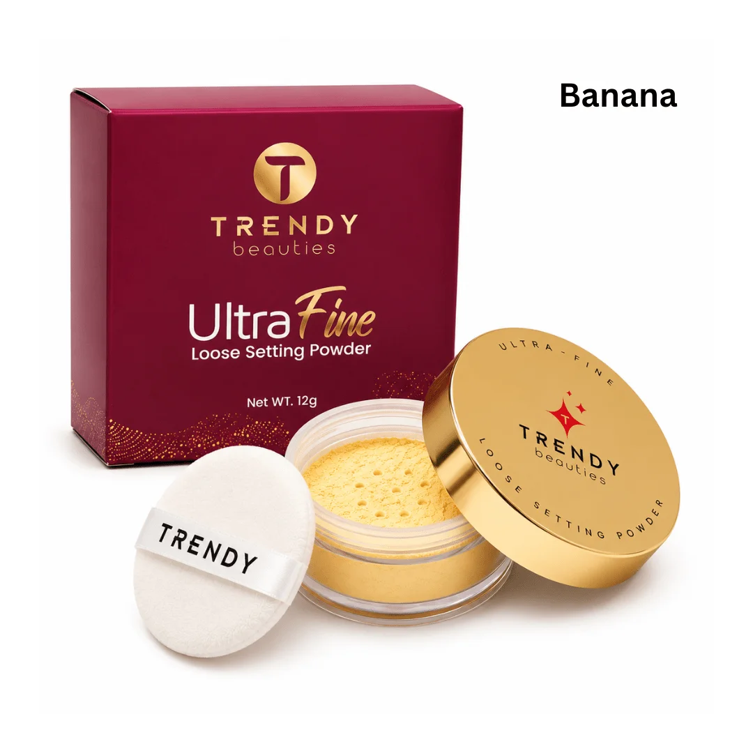 Trendy Beauties Ultra Fine Loose Setting Powder – 01 Banana