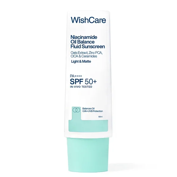 Wishcare 5% Niacinamide Oil Balance Fluid Sunscreen 50gm