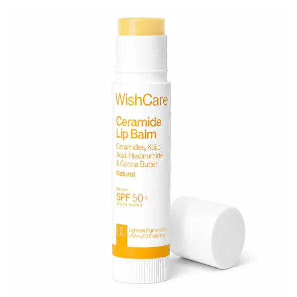 WishCare Ceramide Lip Balm Natural With SPF 50 (5gm)